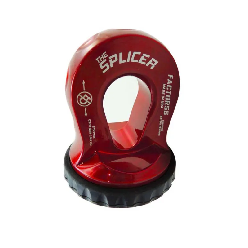 Tylko do końca tygodnia Splicer zaczep/szekla liny wyciągarki czerwony Factor 55