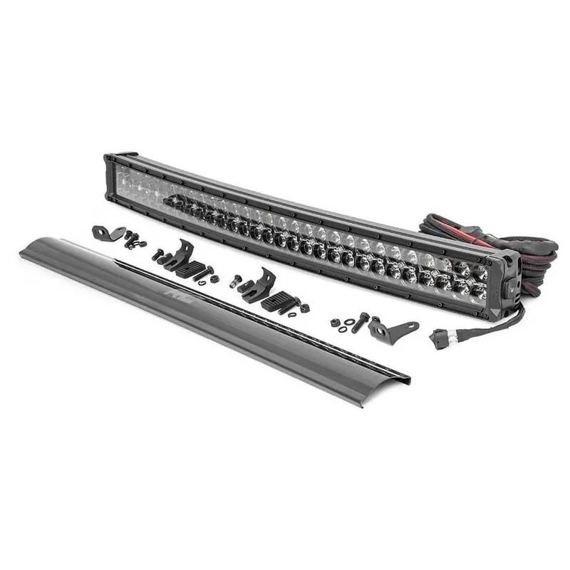 Listwa LED 30" podwójna zakrzywiona white DRL spot/flood Rough Country Black Series Promocja