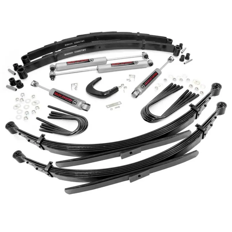Ekspresowa dostawa Zestaw zawieszenia resory piórowe 52" Rough Country Lift 6"