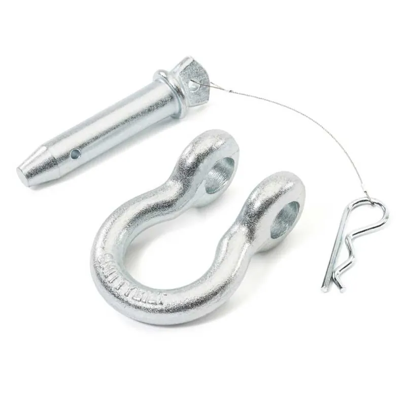 Rabat Szekla z zawleczką silver Smittybilt D-ring 3/4"
