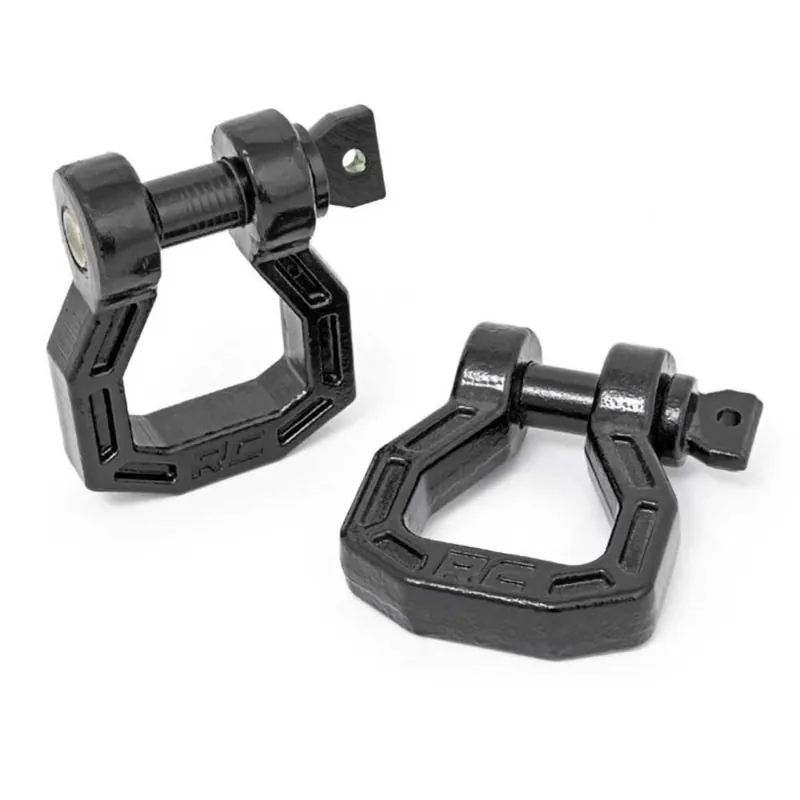 Niska cena Szekle czarne Rough Country D-ring 3/4"
