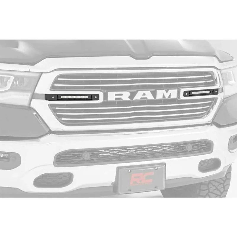 Listwy LED 6" do grilla Rough Country Chrome Series Darmowy zwrot