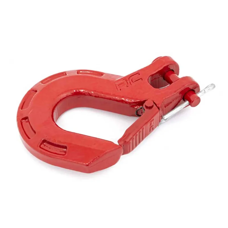 Hak kuty Clevis czerwony Rough Country D-ring 3/4" Tylko do końca tygodnia