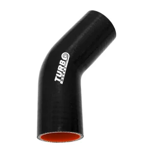 Bestseller Kolanko silikonowe 45st TurboWorks Pro Czarne 40mm