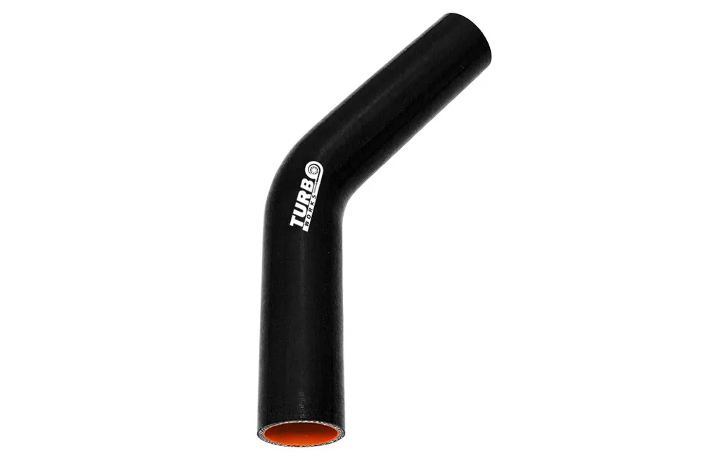Dodaj do koszyka Kolanko silikonowe 45st TurboWorks Pro Czarne 67mm XL