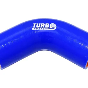 Wybór klientów Kolanko silikonowe 67st TurboWorks Pro Niebieskie 35mm