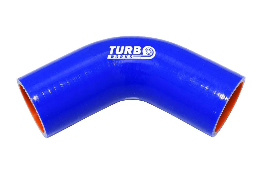 Zamów teraz Kolanko silikonowe 67st TurboWorks Pro Niebieskie 89mm