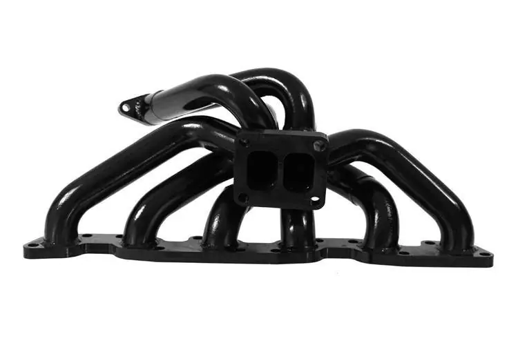 Nowość Kolektor wydechowy Nissan Skyline GTR R32 R33 R34 TopMount Czarna Stal