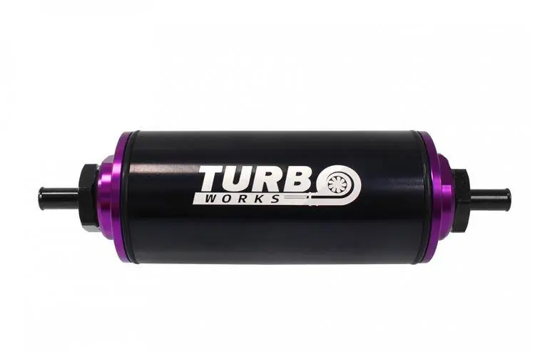 Darmowy zwrot Filtr paliwa TurboWorks 8,6mm Czarny