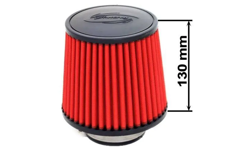 Filtr stożkowy Simota H 130mm OTW 80-89mm JAU-X02101-05 Czerwony Tani