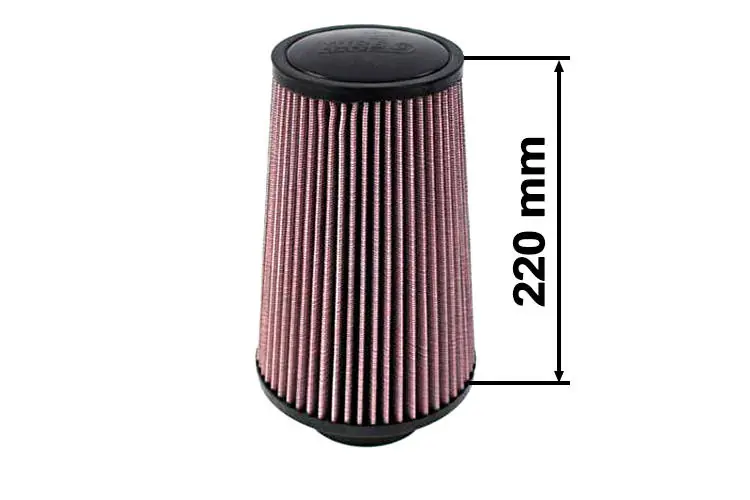Oferta czasowa Filtr stożkowy TurboWorks H 220mm OTW 80-89mm Fioletowy