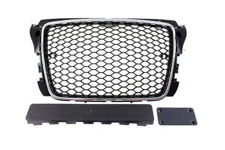 Grill Audi A3 8P RS-Style Chrome-Black 09-12 PDC Ostatnie sztuki