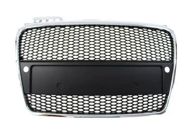 Zamów dziś Grill Audi A4 B7 RS-Style Chrome-Black 05-08 PDC
