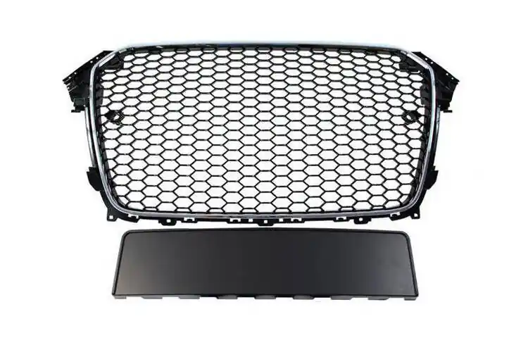 Grill Audi A4 B8 RS-Style Chrome-Black 12-15 PDC Zniżka