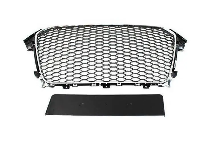 Grill Audi A4 B8 RS-Style Chrome-Black 12-15 Premium