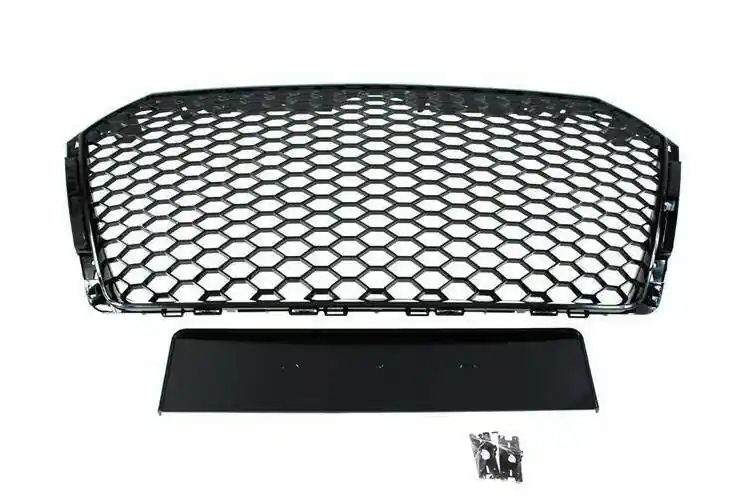 Grill Audi A4 B9 RS-Style Gloss Black 2016+ PDC Ostatnie sztuki