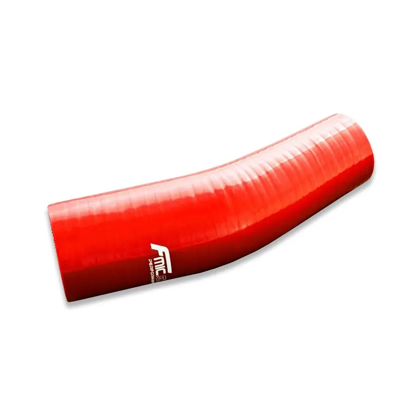 Okazja Silikonowe kolanko redukcyjne FMIC 67st 76/102mm Czerwone