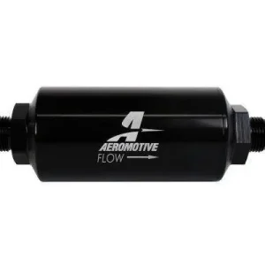 Filtr paliwa Aeromotive 100um AN8 Stal nierdzewna Rabat