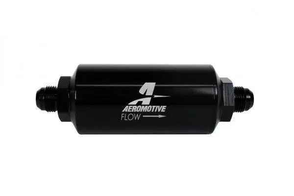 Filtr paliwa Aeromotive 100um AN8 Stal nierdzewna Rabat