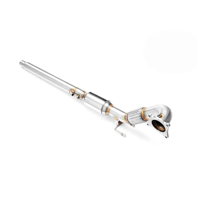 Bezpieczna płatność Downpipe Audi A3 8P 1.8/2.0 TFSI 2004-2013 + katalizator Euro 4 200 CPSI 76 mm