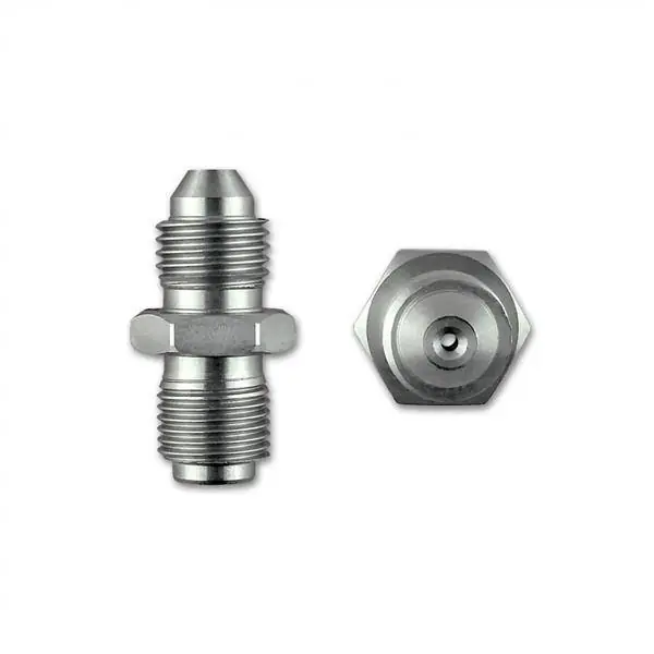 ADAPTER MĘSKO-MĘSKI ZE ZWĘŻKĄ - 7/16" X 20 UNF (-4 JIC) TO 7/16" X 24 GARRETT GT SERIES TURBO Rabat