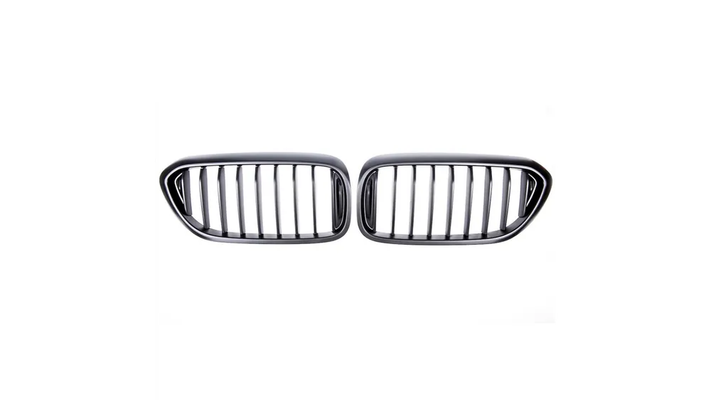 Nowy Grill sportowy pojedyncze żeberka Matt Black BMW 5 G30 F90 G31 przed liftem 2017-2020