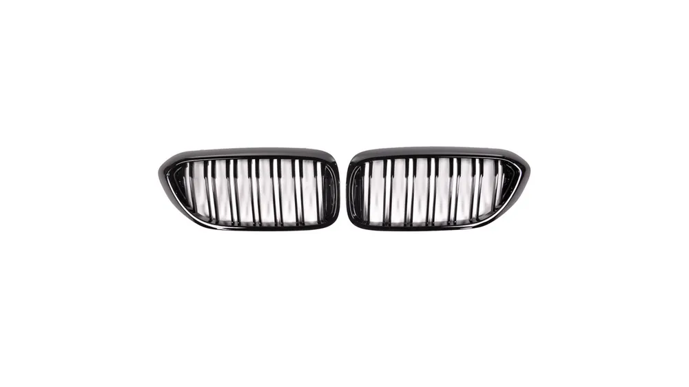 Do wyczerpania zapasów Grill sportowy podwójne żeberka Gloss Black BMW 5 G30 F90 G31 przed liftem 2017-2020