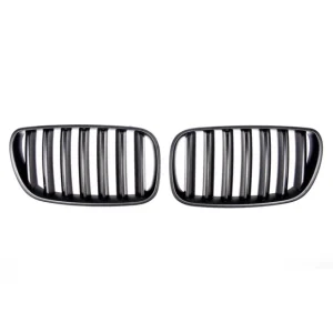 Grill sportowy pojedyncze żeberka Matt Black BMW X3 E83 Facelift 2006-2010 Taniej