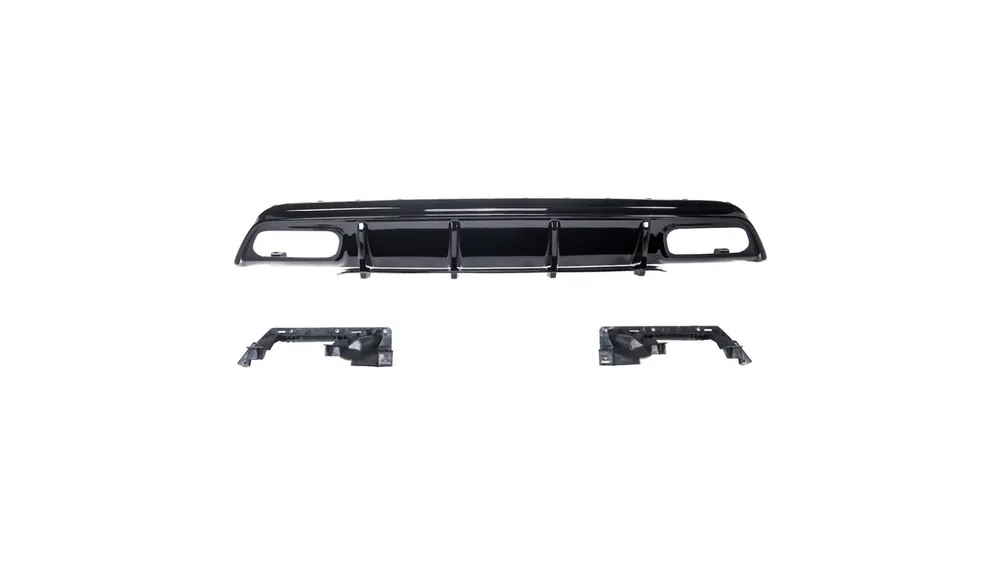 Hit sprzedaży Tylny dyfuzor Gloss Black MERCEDES A-Class W176 przed liftem 2013-2015