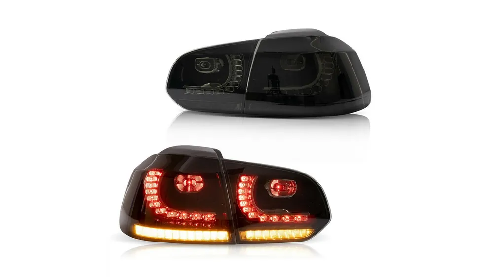 Zestaw Lamp Tylnych Dynamic LED Smoke VW GOLF VI 2008-2012 Nowy