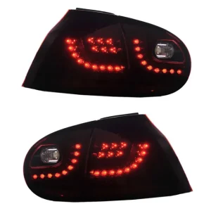 Zestaw Lamp Tylnych LED Dark Red VW GOLF V 2003-2008 Łatwy zwrot