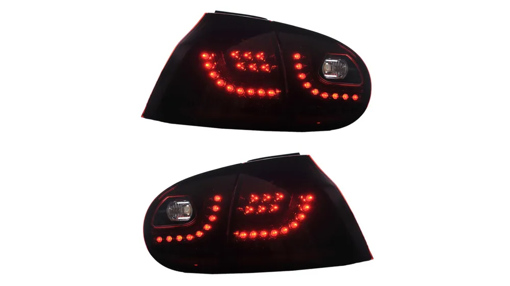 Zestaw Lamp Tylnych LED Dark Red VW GOLF V 2003-2008 Łatwy zwrot