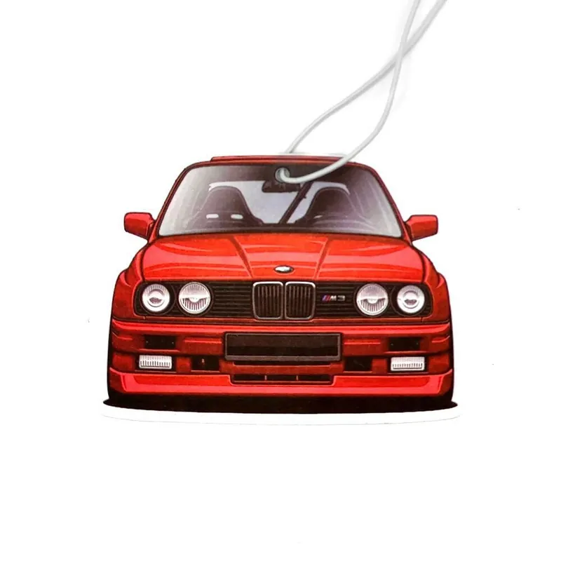 Zawieszka samochodowa zapach BMW E30 Czerwone Szybka wysyłka