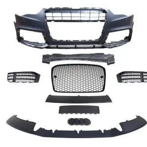 Okazja Zderzak przedni + Grill Czarny Audi A5 8T 13-16 RS5 Style