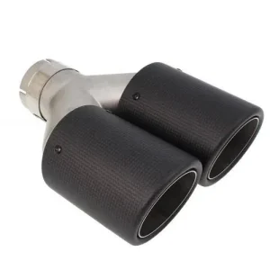 Zniżka Podwójna Końcówka tłumika 2x101mm wejście 76mm Carbon