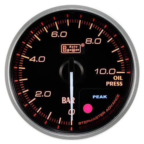 Promocja Auto Gauge Wskaźnik ciśnienia oleju 60mm seria Premium