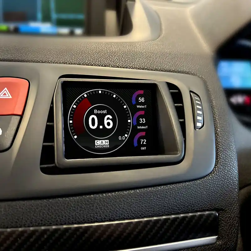 Premium CANchecked Display MFD32 Gen2 with VAG OBD-cable Renault Megane MK3 RHD 08-16