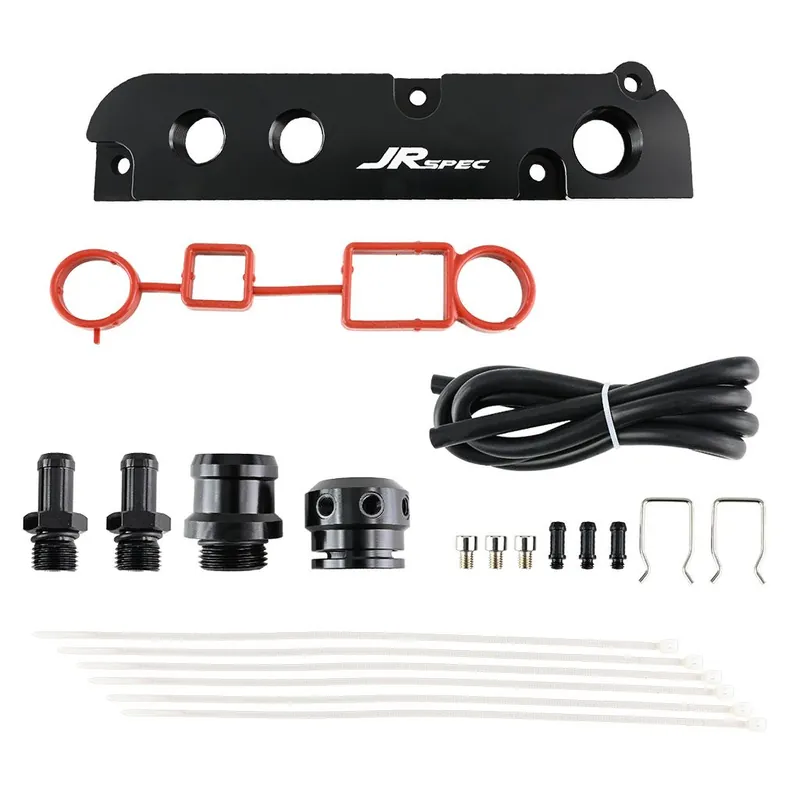 Adapter odpowietrznika pokrywy zaworów JRspec 12mm do VW Audi Seat Skoda 2.0 TFSI EA113 Gen1 Gen2 Bestseller