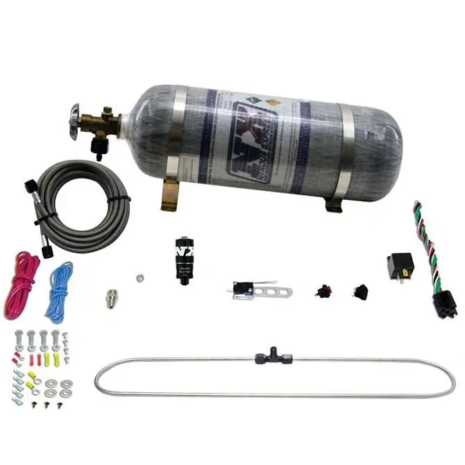 Premium N-Tercooler Spray Ring Co2 Reduces Air Inlet Temp on Turbo Applications with 12LB Bottle Nitrouse Express NX 20000C-12
