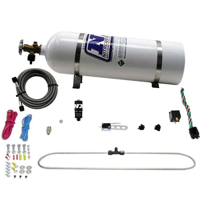 Wysoka jakość N-Tercooler Spray Ring Co2 Reduces Air Inlet Temp On Turbo Applications with 15LB Bottle Nitrous Express NX 20000C-15
