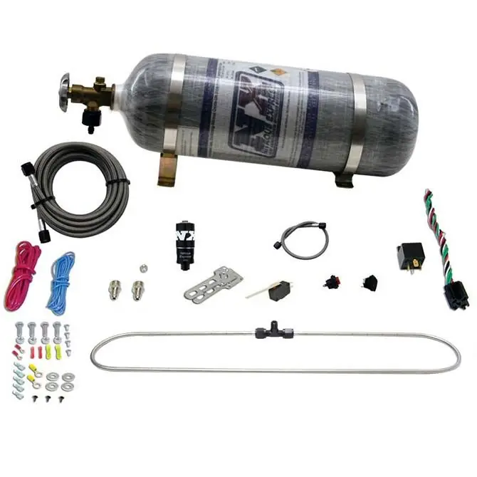 N-Tercooler Spray Ring Co2 Reduces Air Inlet Temp On Turbo Applications with 12LB Bottle Nitrous Express NX 20000CR-12 Promocja