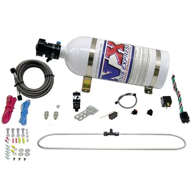 Darmowy zwrot N-Tercooler System with 10Lb Bottle (Remote Mount Solenoid) Nitrous Express NX 20000R-10