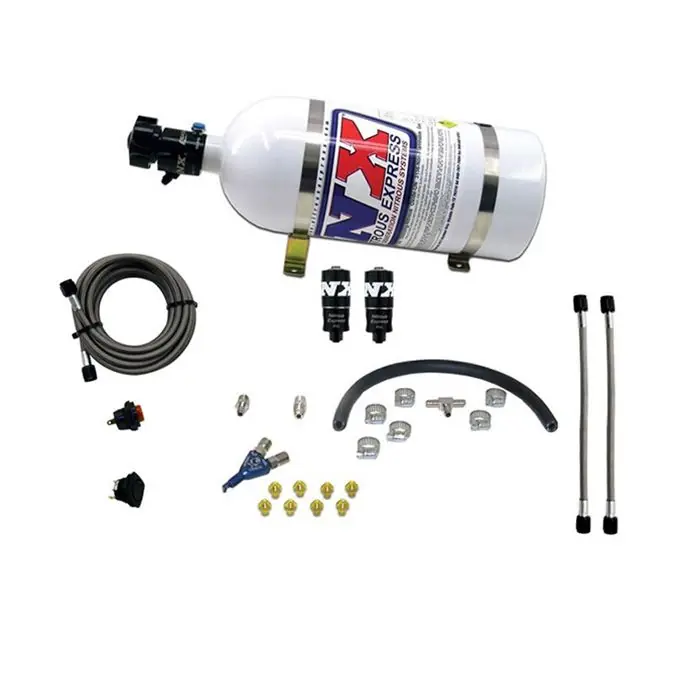 EFI Single Nozzle Piranha System 35-50-75Hp with 10Lb Bottle Nitrous Express NX 20001-10 Hit cenowy