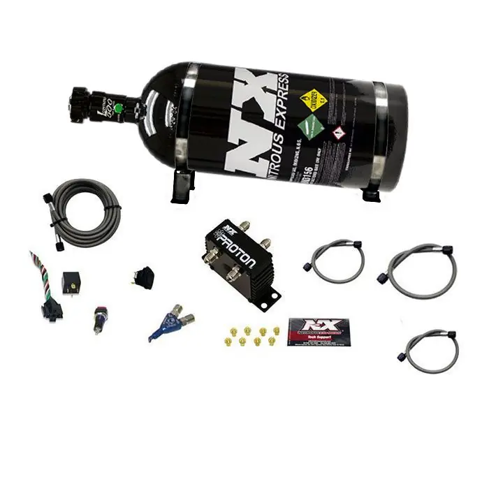 Ostatnie sztuki Proton zestaw nitro czarna butla 6.8kg 15lb Nitrous Express NX 20420-15B