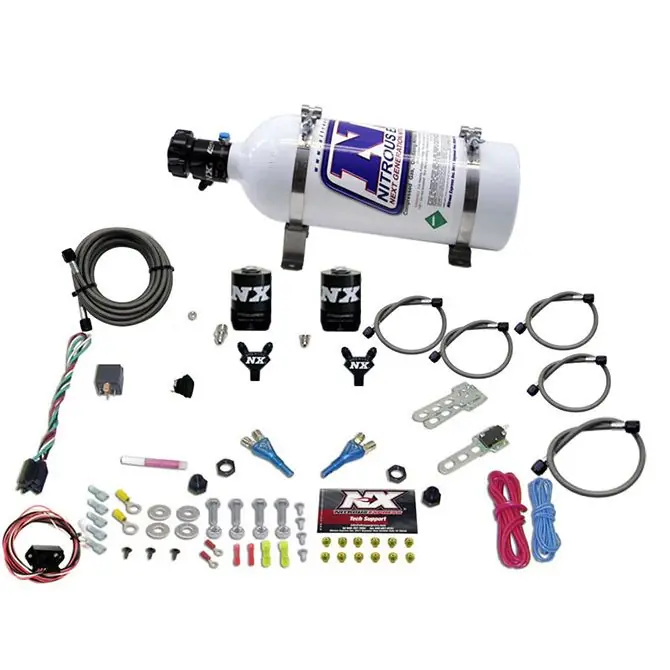Dual Nozzle (35-150Hp) with 5Lb Bottle Nissan / Infiniti Nitrous Express NX 20716-05 Wybór klientów