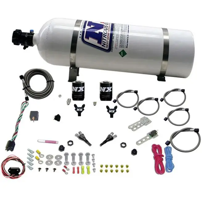 Dual Nozzle (35-150Hp) with 15Lb Bottle Nissan / Infiniti Nitrous Express NX 20716-15 Taniej