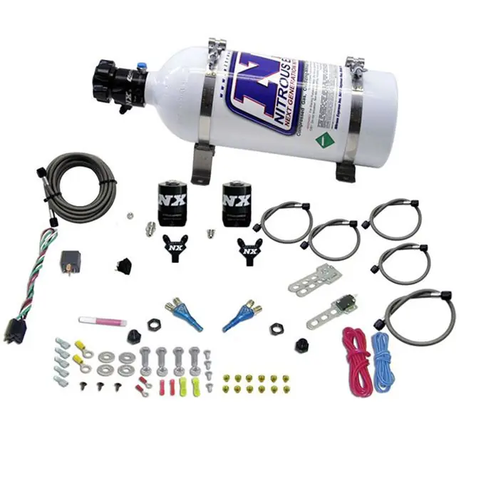 Ekspresowa dostawa Dual Nozzle with 5Lb Bottle BMW EFI All (50-300Hp) Nitrous Express NX 20816-05