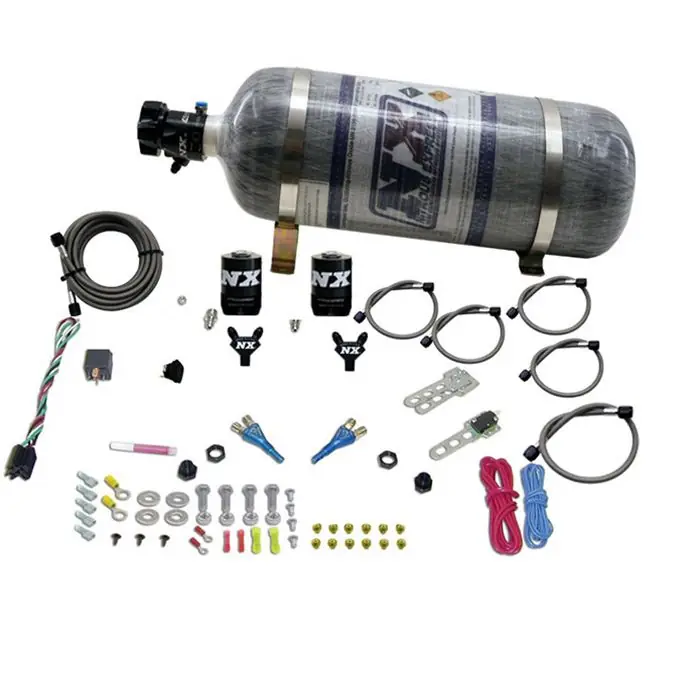 Dual Nozzle with 12Lb Bottle BMW EFI ALL (50-300Hp) Nitrous Express NX 20816-12 Tylko dziś