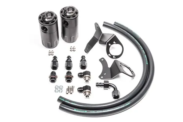 Bezpieczne zakupy Dual Catch Can Kit Ford Mustang GT 11-14 Fluid Lock Radium Engineering