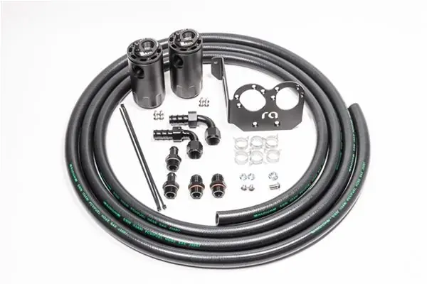 Nowość Dual Catch Can Kit Shelby GT500 S197 Fluid Lock Radium Engineering